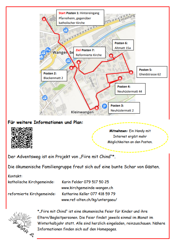 Adventsweg Rückseite 2022