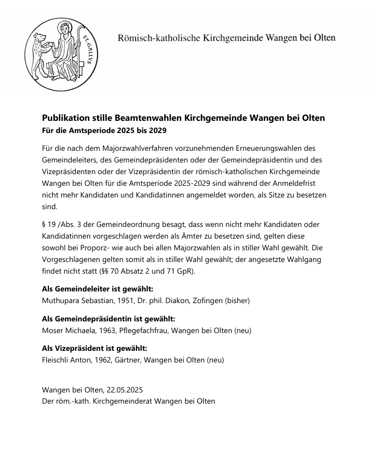 25.05.26 stille Beamtenwahlen Kirchgemeinde 2025 Text